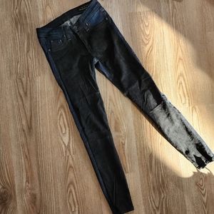 Rag and Bone suede denim jeans